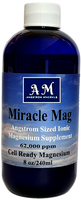 8 oz Miracle Mag Magnesium Supplement by Angstrom Minerals 62000 ppm
