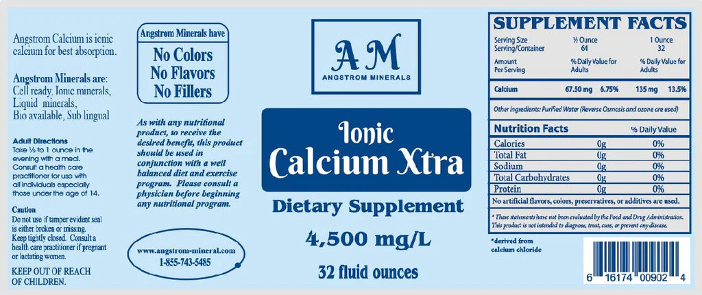 Extra Strength Calcium Supplement by Angstrom Minerals