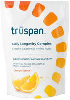 Amino Acids Creatine Drink Mix  Truspan  Daily Longevity Complex Orange Splash