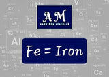 Fe = Iron
