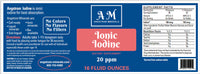 16 oz Angstrom Iodine Supplement 20 ppm