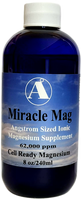 8 oz Miracle Mag Magnesium Supplement by Angstrom Minerals 62000 ppm