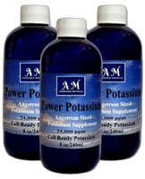Bundle & Save 3 (8) oz Power Potassium by Angstrom Minerals