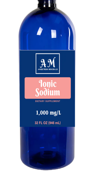 32 oz Sodium Supplement by Angstrom Minerals 1000ppm