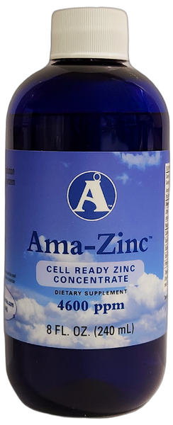 8 oz Zinc Supplement Ama-Zinc 4600 ppm