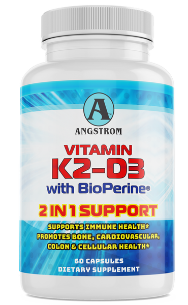 Vitamin K2-D3 soft gels by Angstrom Minerals